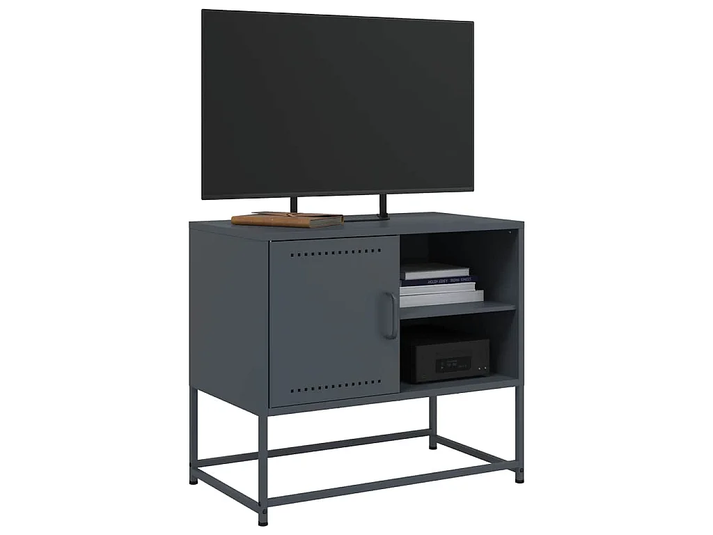 TV-Schrank Anthrazit 68x39x60,5 cm Stahl