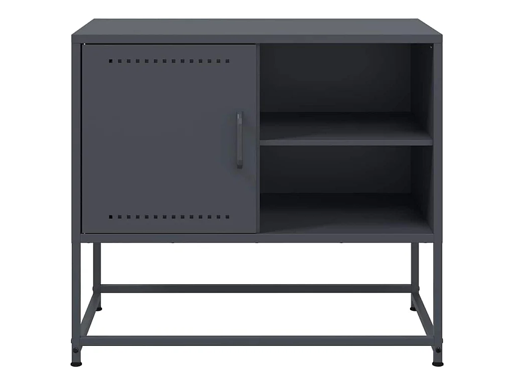 TV-Schrank Anthrazit 68x39x60,5 cm Stahl