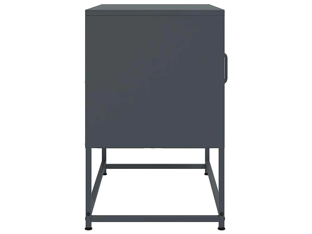 TV-Schrank Anthrazit 68x39x60,5 cm Stahl
