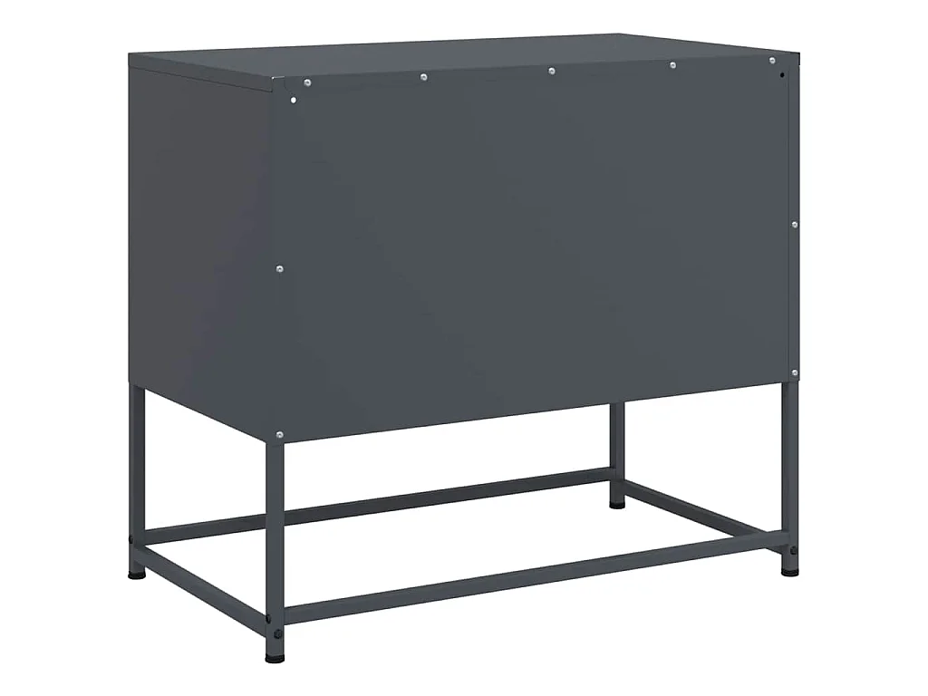 TV-Schrank Anthrazit 68x39x60,5 cm Stahl