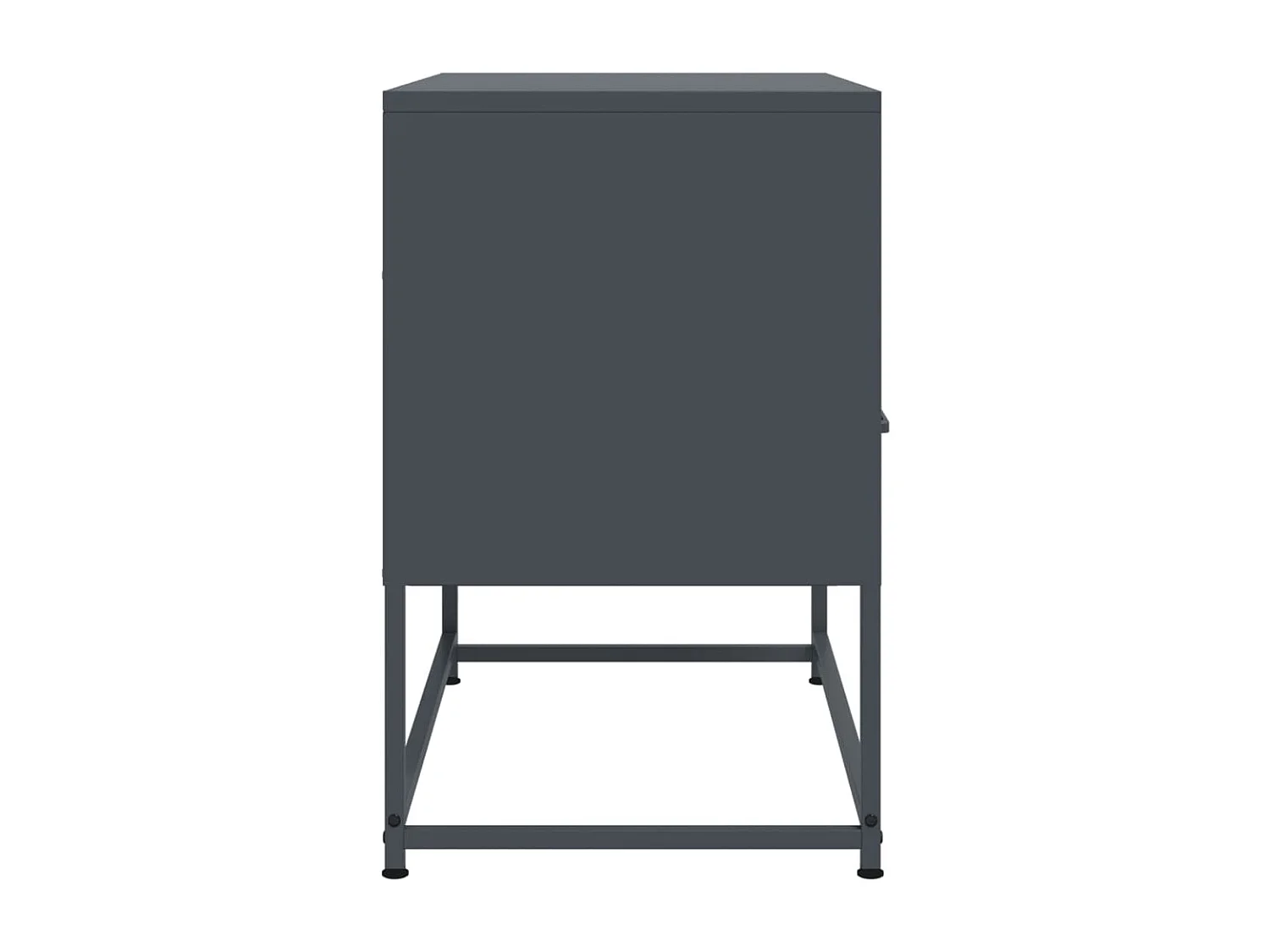 Mobile TV Antracite 68x39x60,5 cm in Acciaio