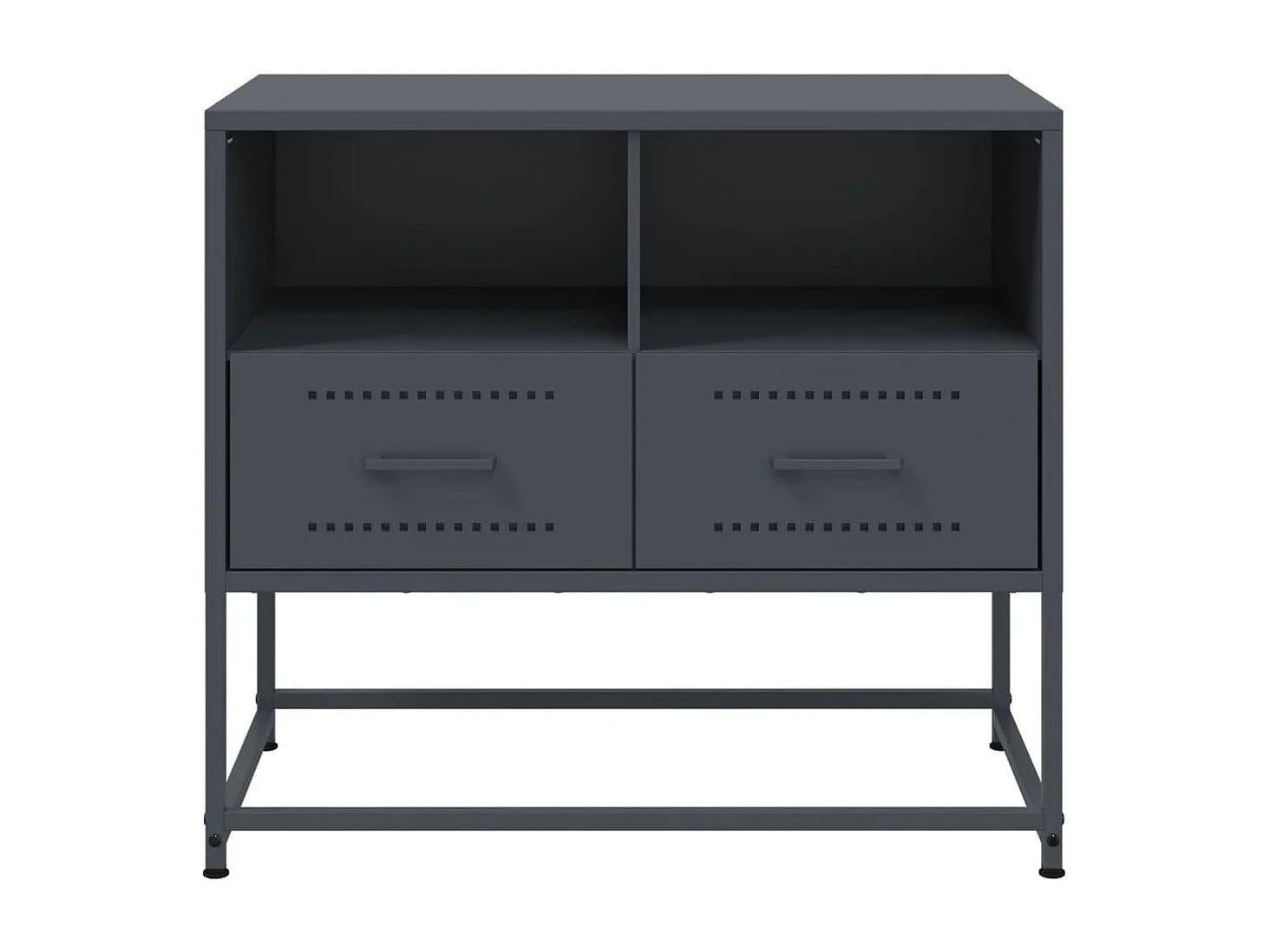 TV-Schrank Anthrazit 68x39x60,5 cm Stahl