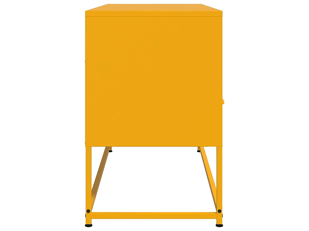 Mobile TV Giallo Senape 100,5x39x60,5 cm in Acciaio