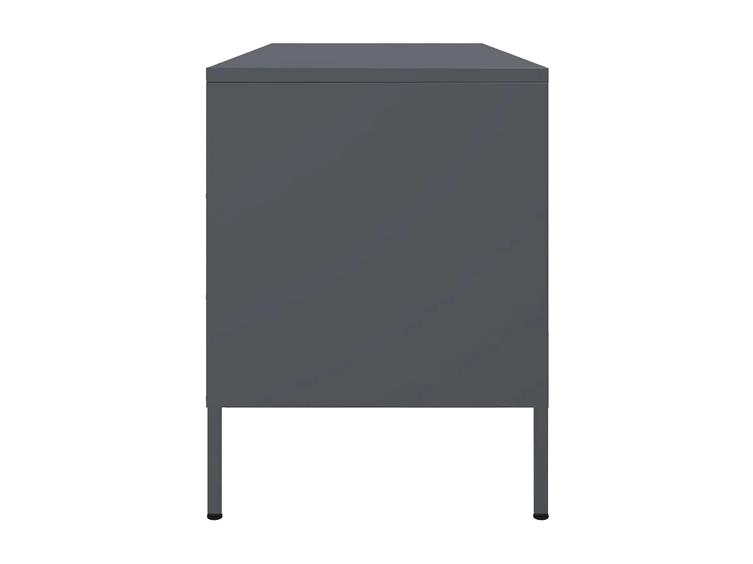 Mobile TV Antracite 100,5x39x50,5 cm in Acciaio