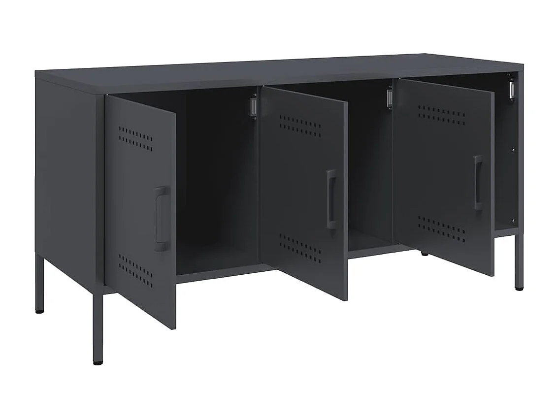 Mobile TV Antracite 100,5x39x50,5 cm in Acciaio