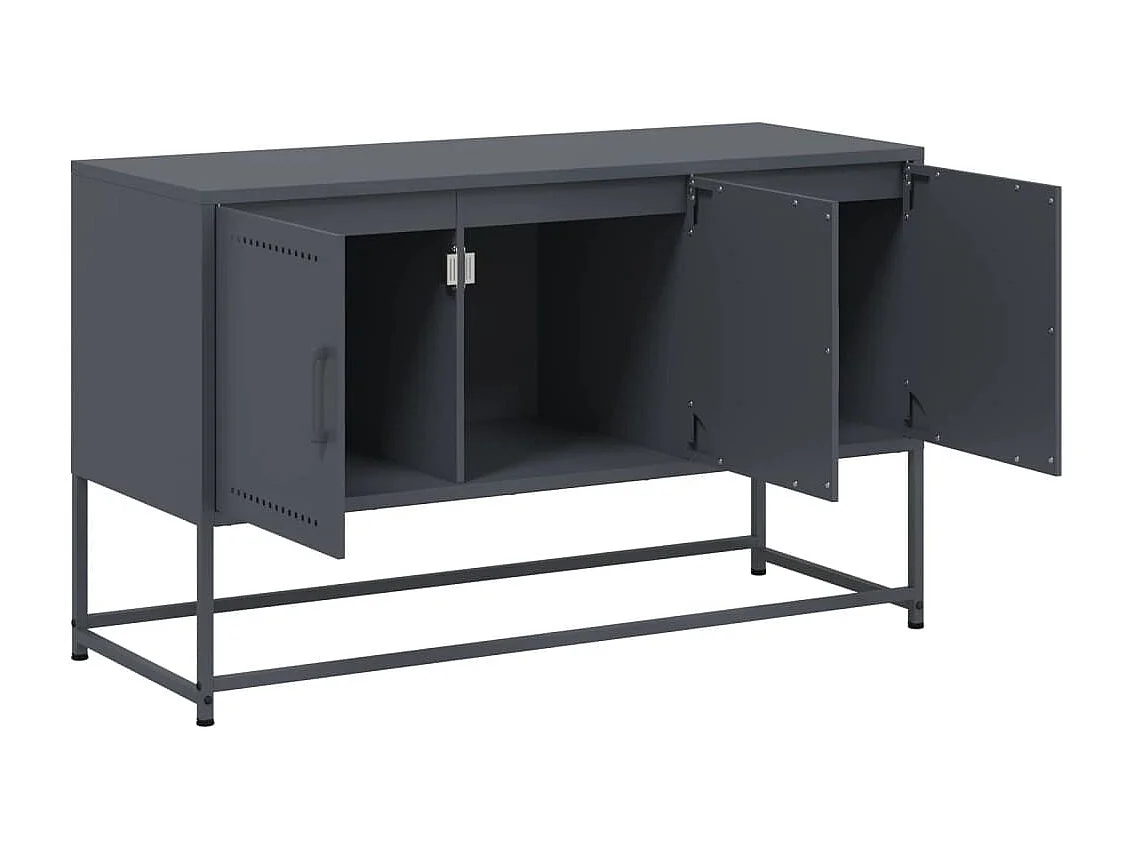 Mobile TV Antracite 100,5x39x60,5 cm in Acciaio