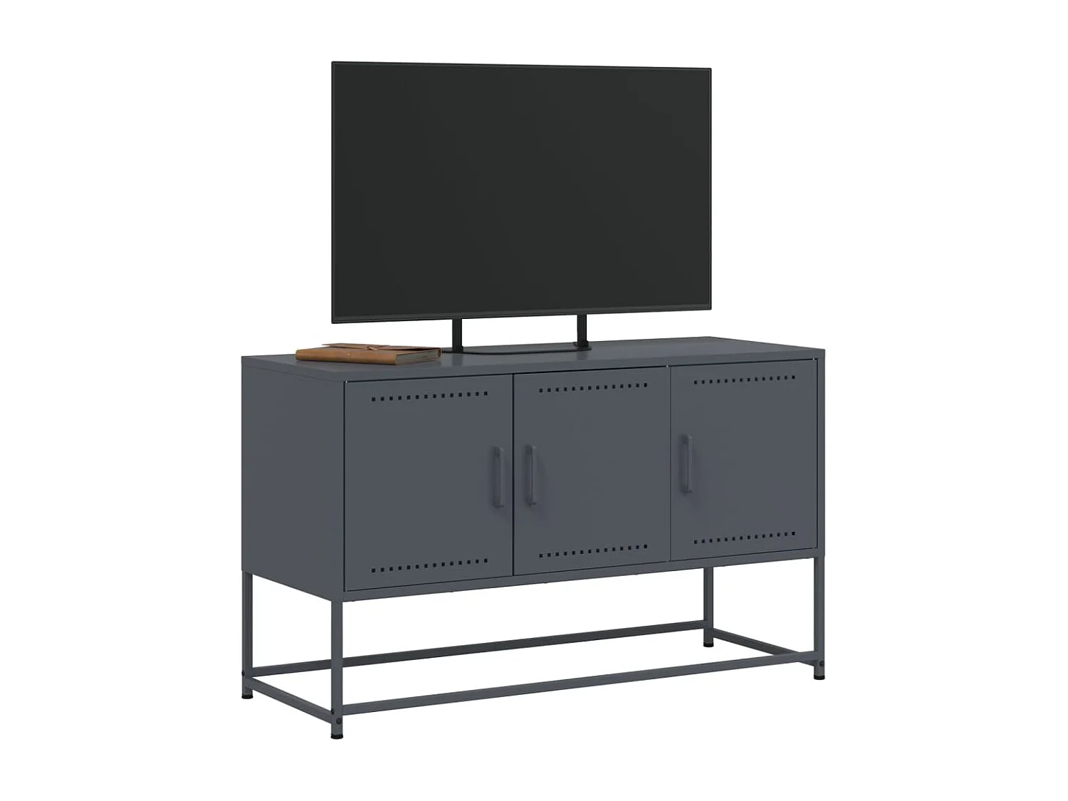 TV-Schrank Anthrazit 100,5x39x60,5 cm Stahl
