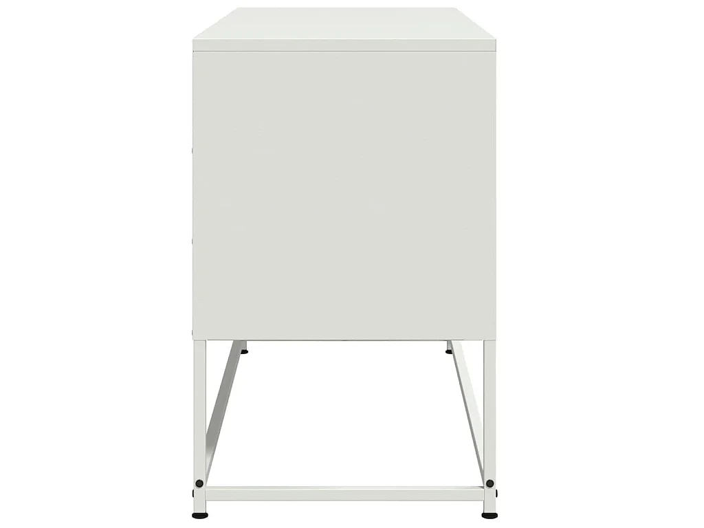 TV-Schrank Weiß 100,5x39x60,5 cm Stahl