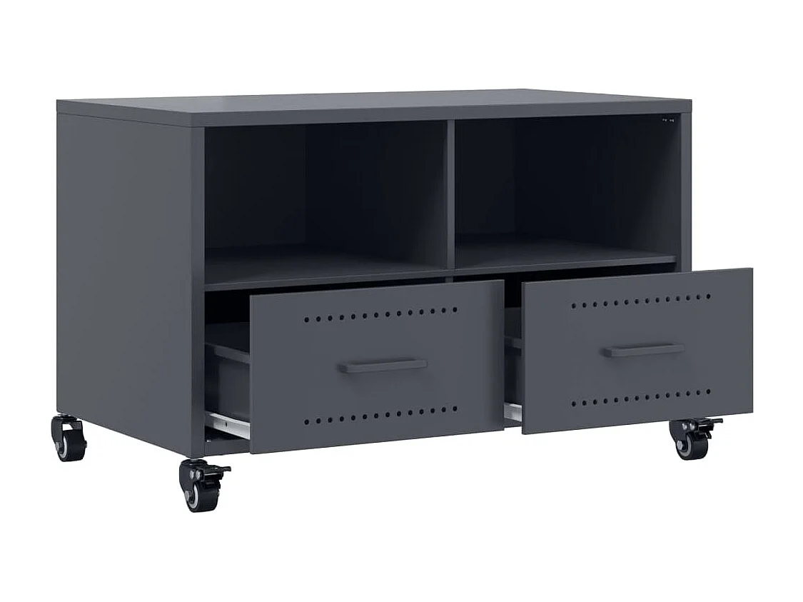 Móvel de TV 68x39x43,5 cm aço antracite