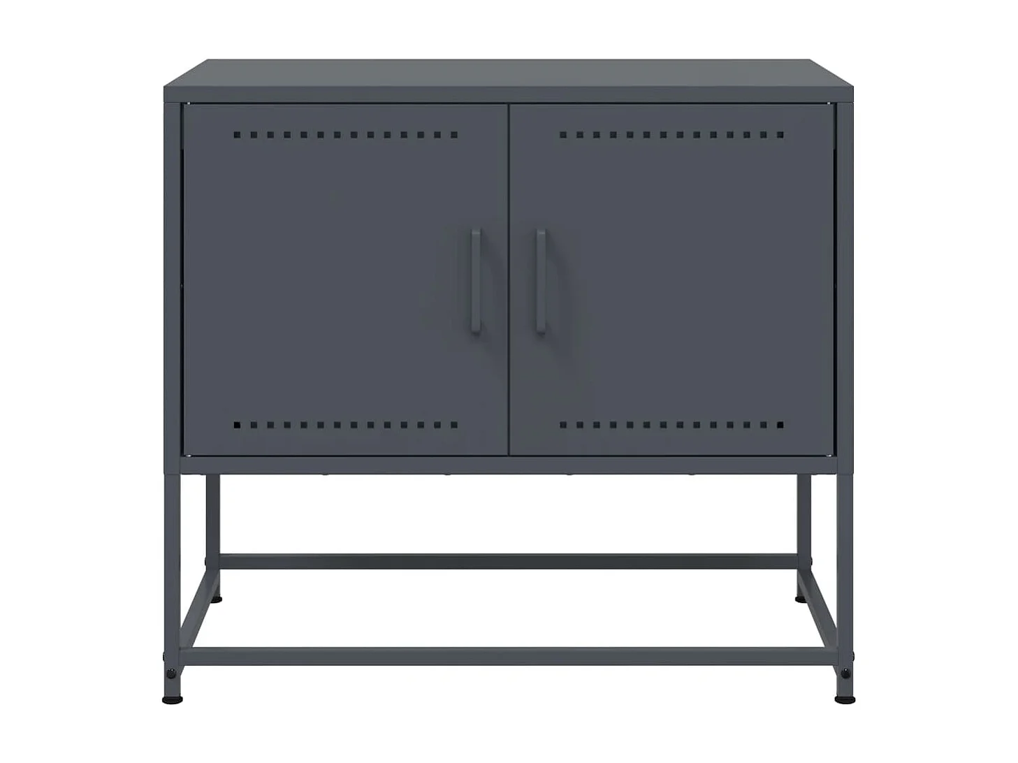 Mobile TV Antracite 68,5x39x60,5 cm in Acciaio