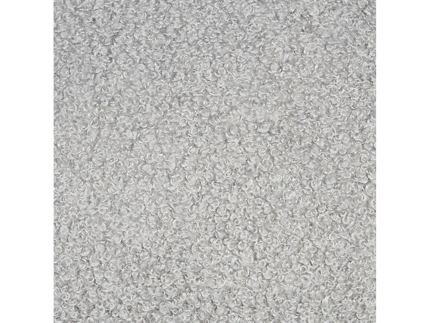 Coussin ANGELONIA Bouclé 45 x 45 cm Gris Unicolore