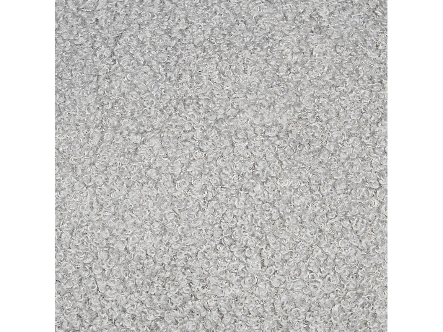 Coussin ANGELONIA Bouclé 45 x 45 cm Gris Unicolore
