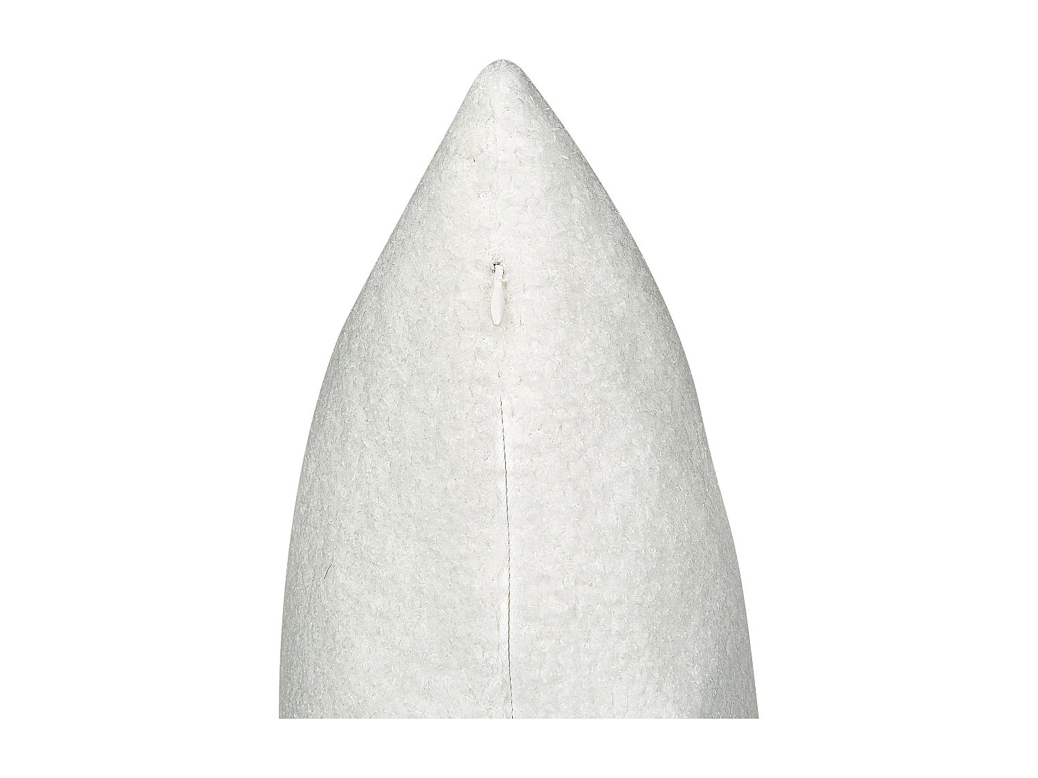 Lot de 2 coussins décoratifs LEUZEA Bouclé 45 x 45 cm Blanc cassé Unicolore