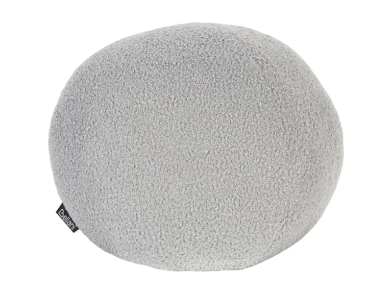 Dekokissen SALVIA Bouclé 30 x 30 cm Grau Ohne Muster