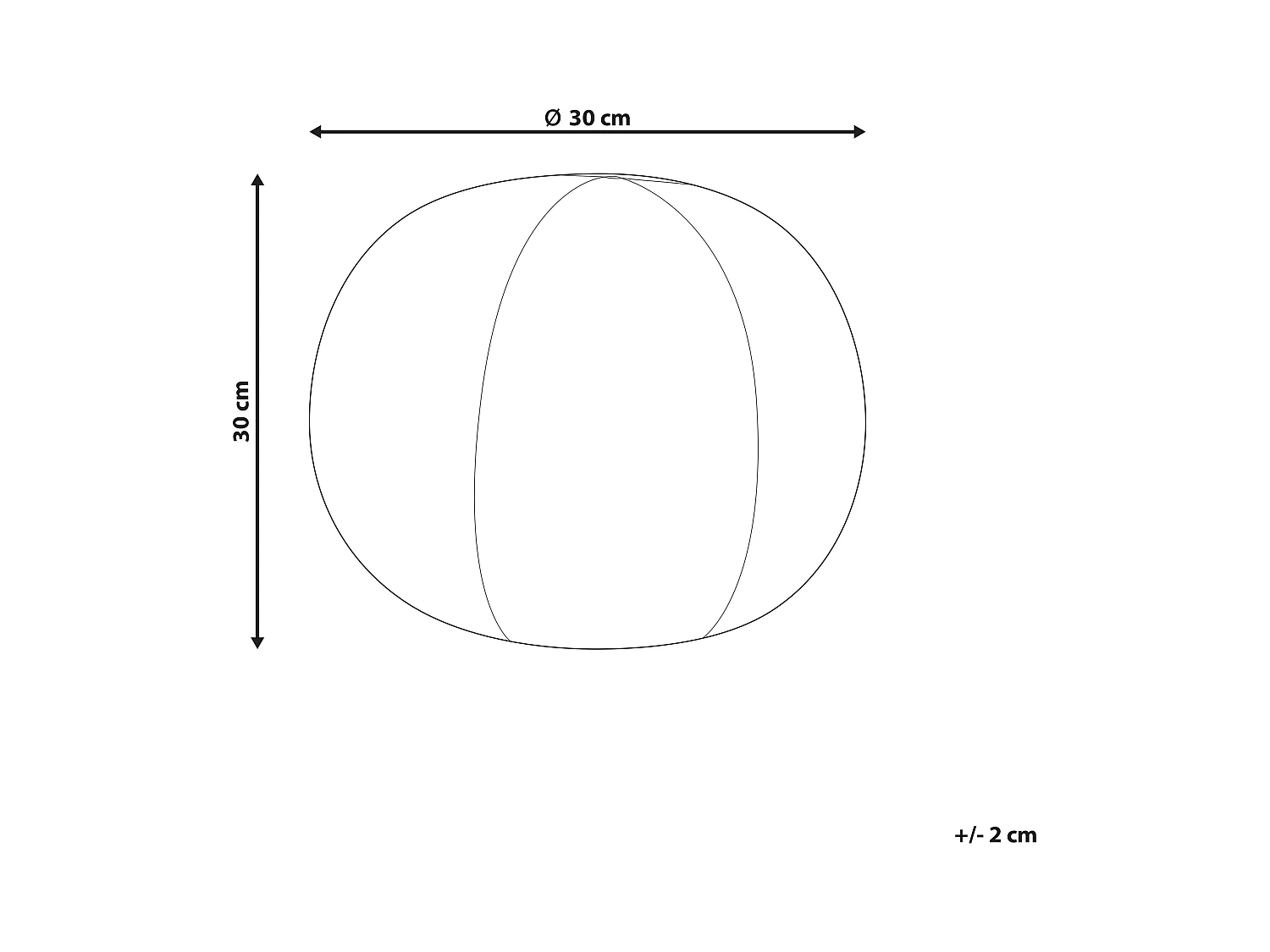Dekokissen SALVIA Bouclé 30 x 30 cm Grau Ohne Muster