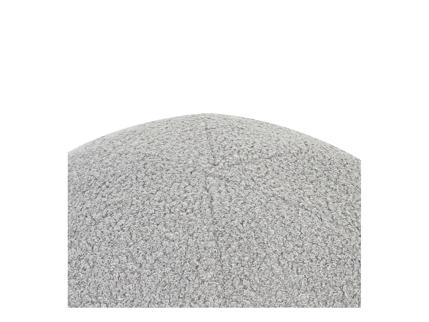 Dekokissen SALVIA Bouclé 30 x 30 cm Grau Ohne Muster