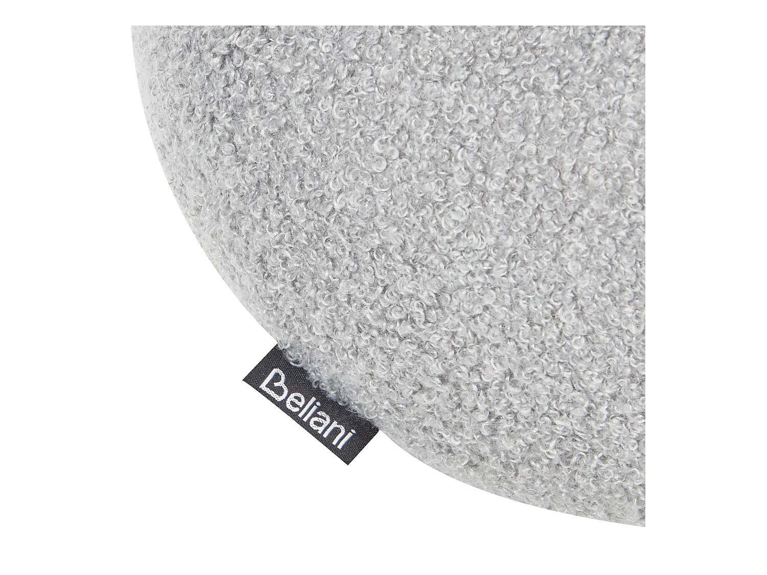 Dekokissen SALVIA Bouclé 30 x 30 cm Grau Ohne Muster