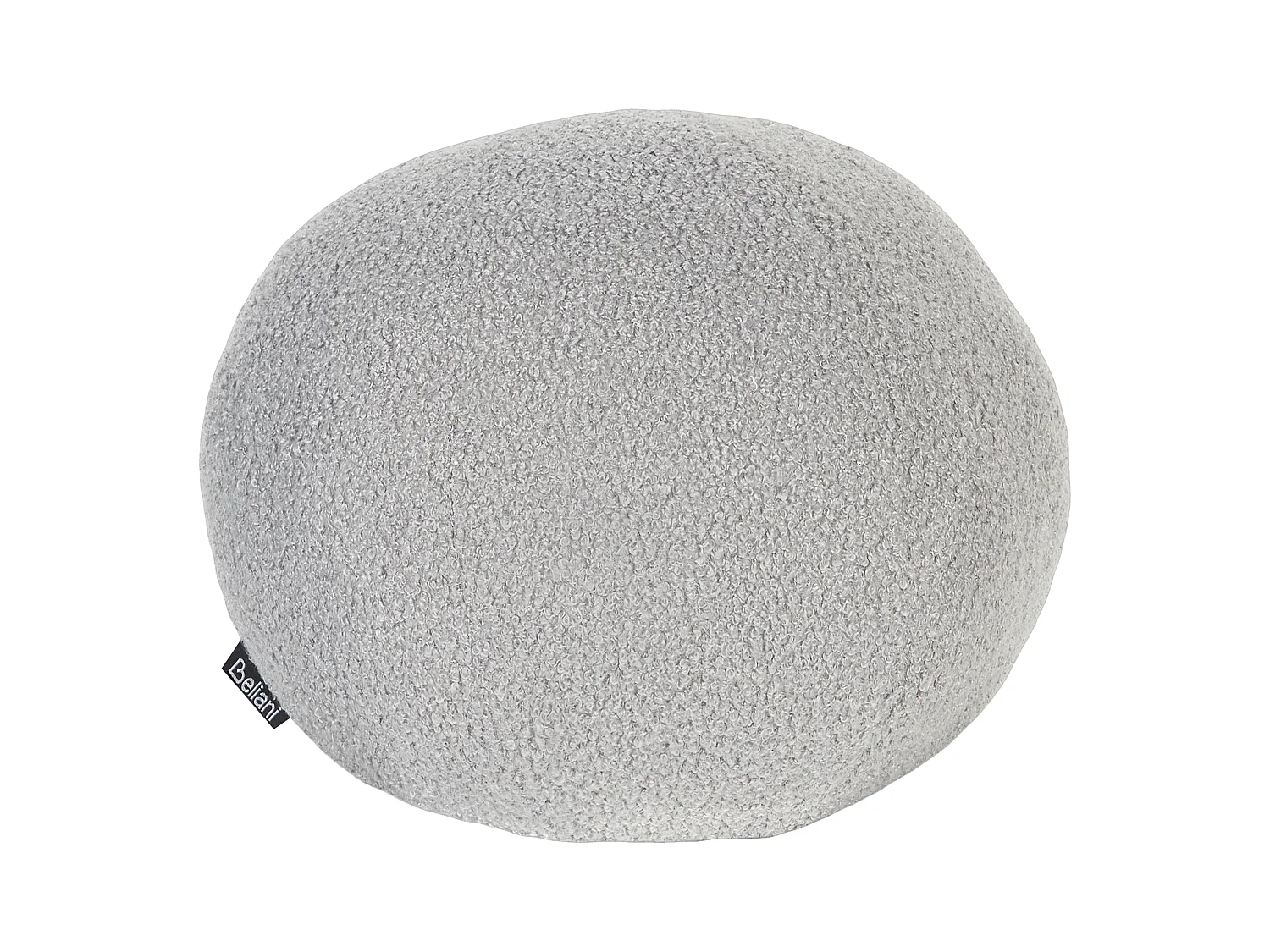 Coussin SALVIA Bouclé 30 x 30 cm Gris Unicolore