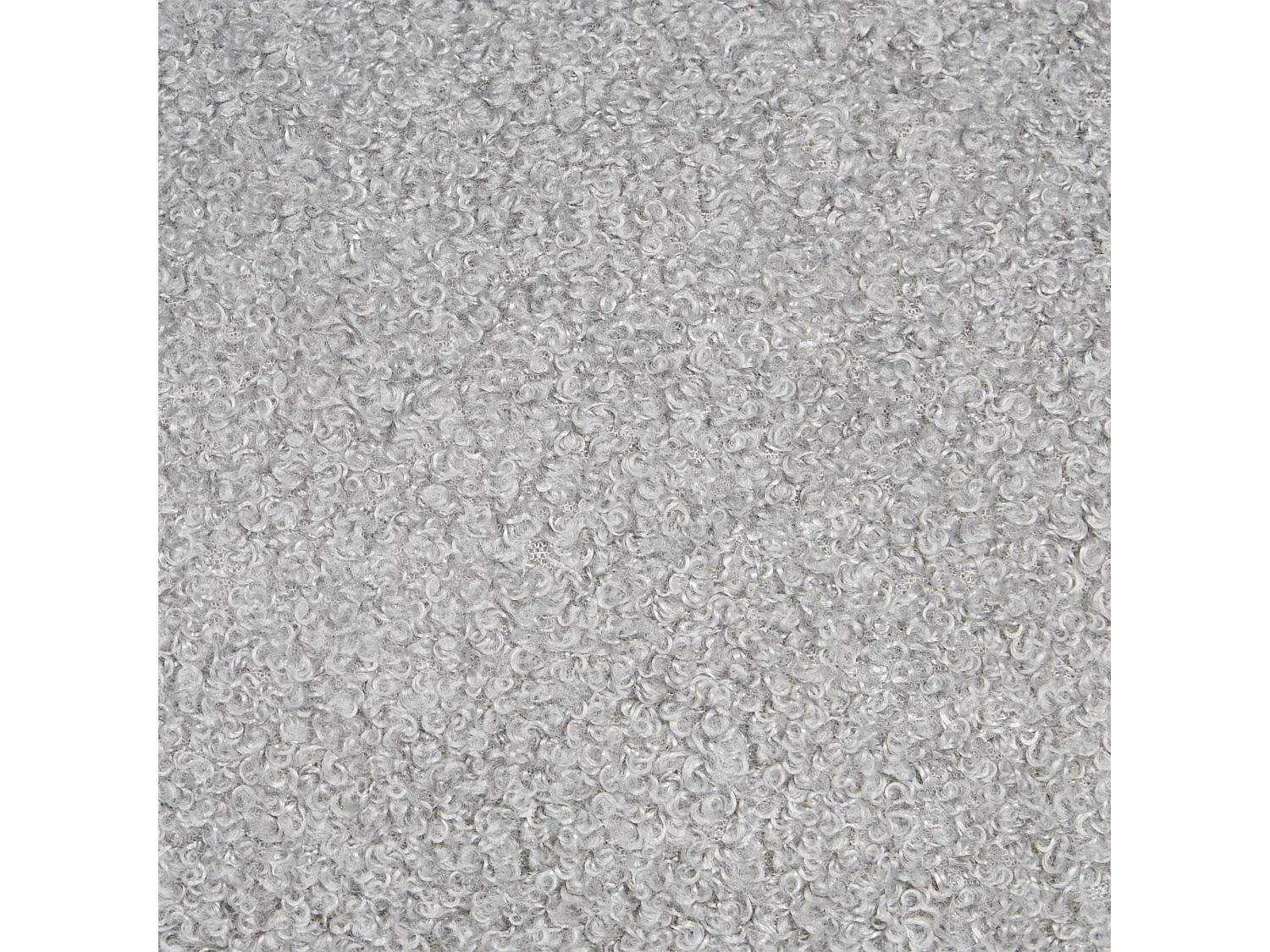 Coussin SALVIA Bouclé 30 x 30 cm Gris Unicolore