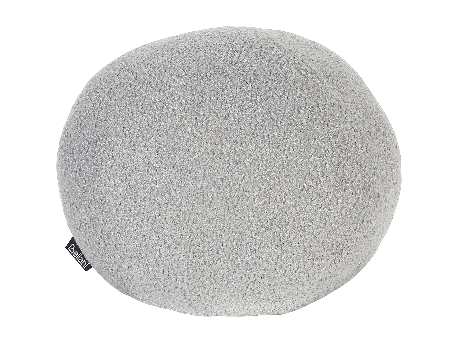 Cuscino decorativo SALVIA Bouclé 30 x 30 cm Grigio Tinta unita