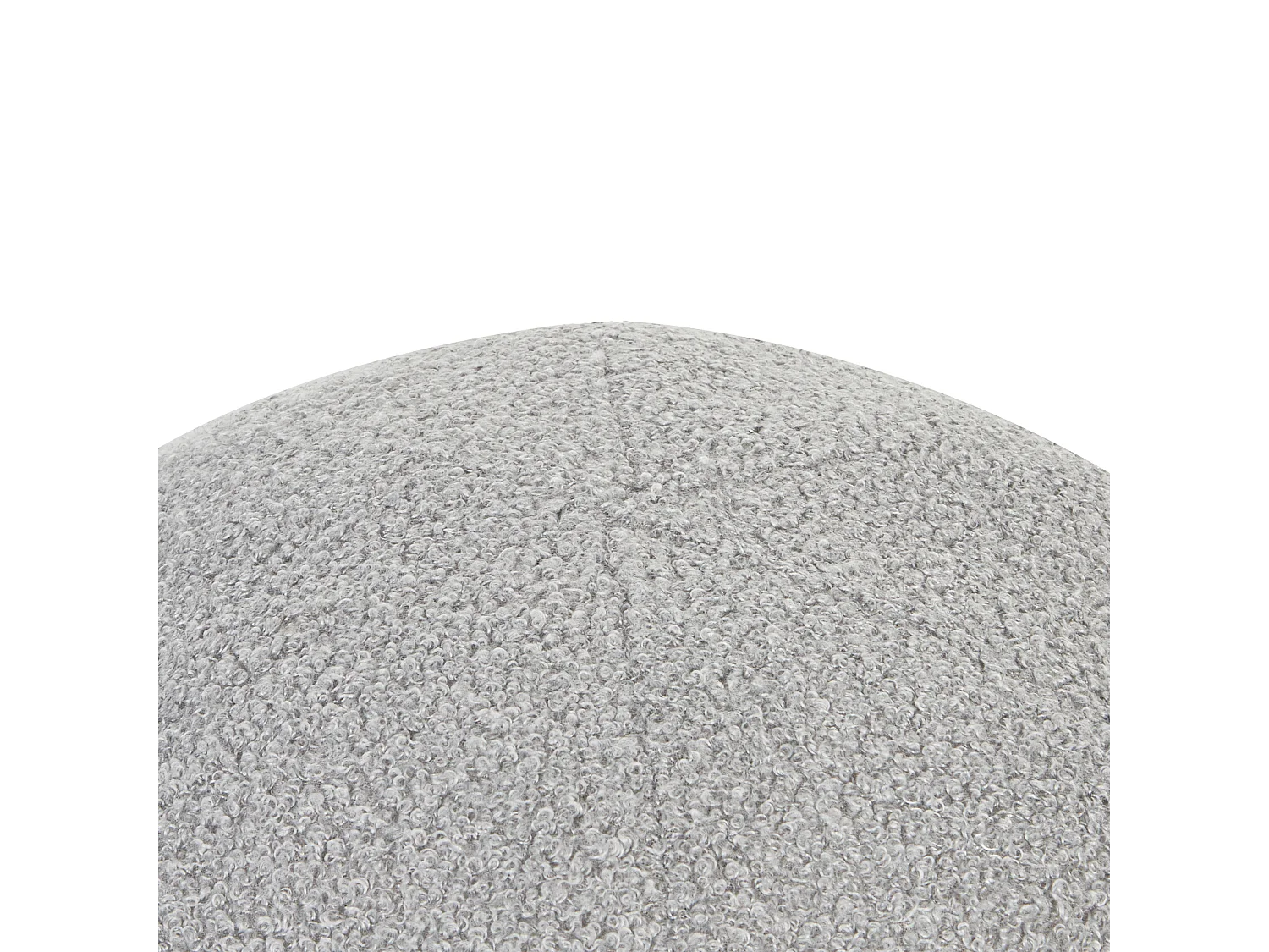 Cuscino decorativo SALVIA Bouclé 30 x 30 cm Grigio Tinta unita