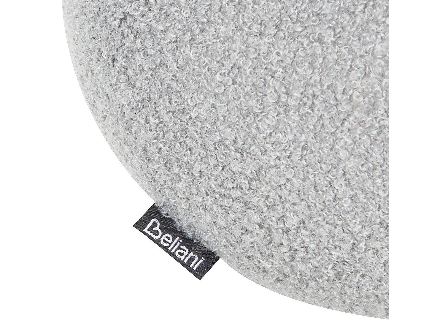 Cuscino decorativo SALVIA Bouclé 30 x 30 cm Grigio Tinta unita