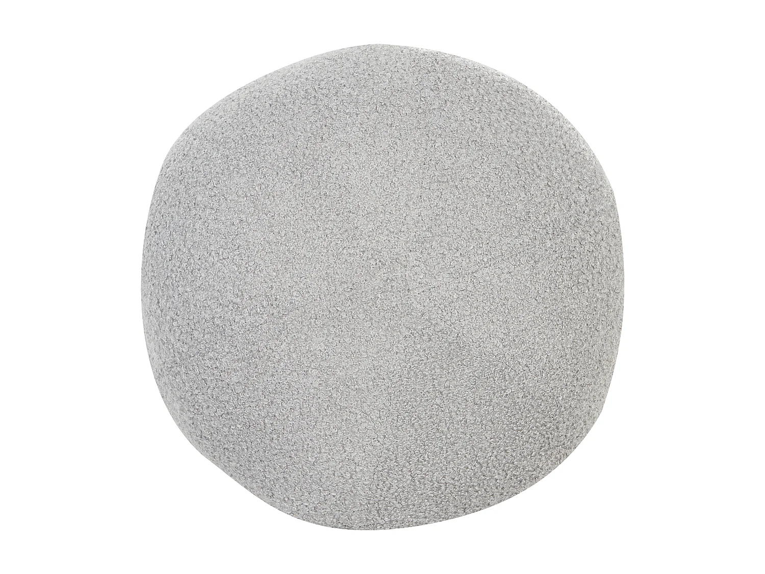 Coussin SALVIA Bouclé 30 x 30 cm Gris Unicolore