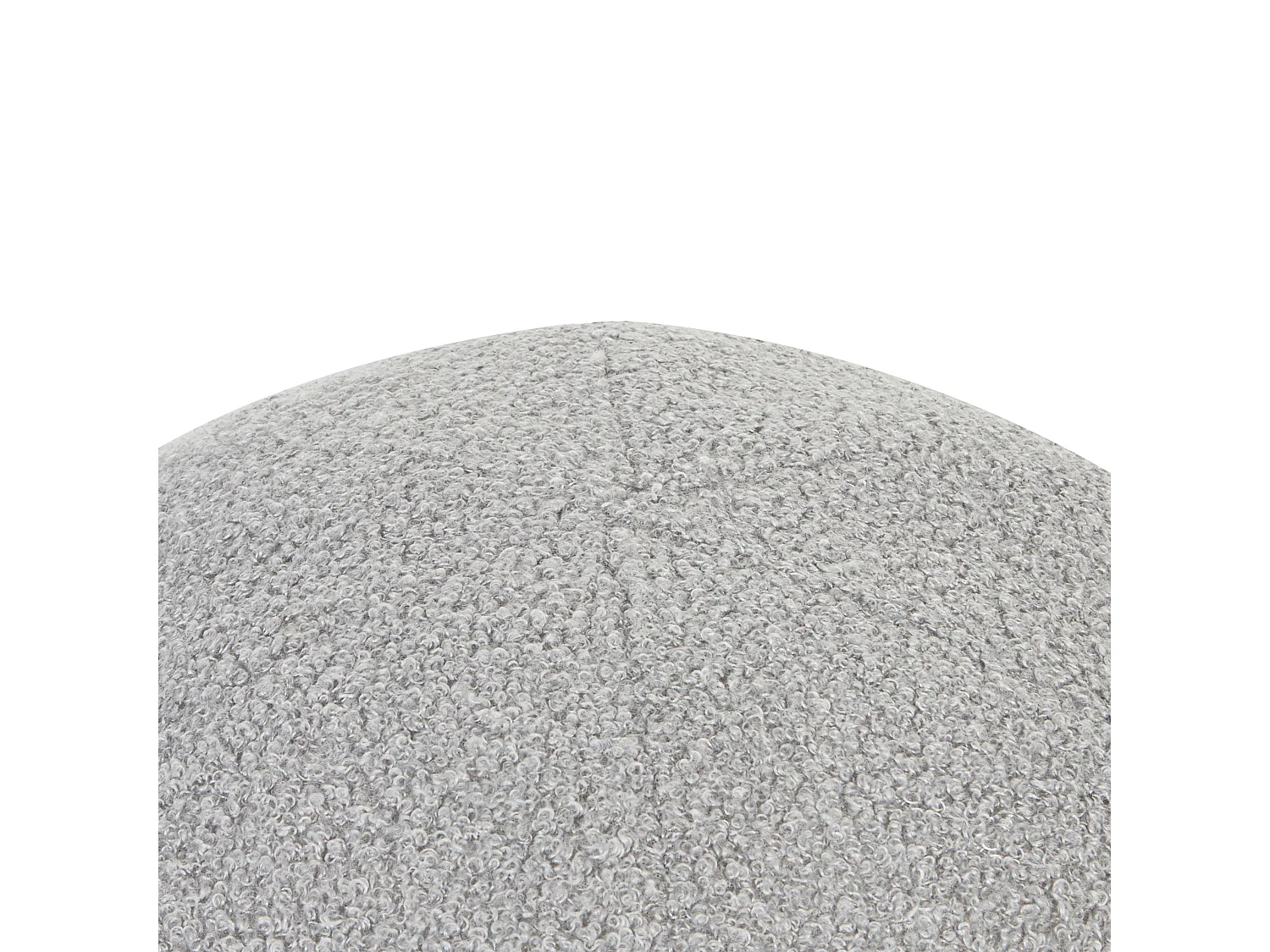 Coussin SALVIA Bouclé 30 x 30 cm Gris Unicolore