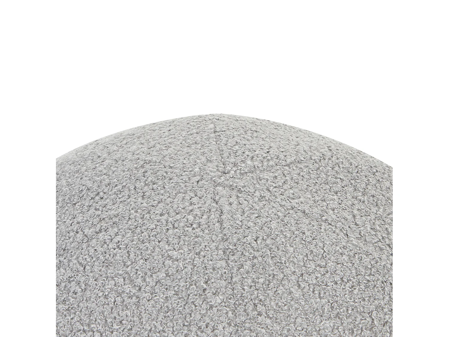 Coussin SALVIA Bouclé 30 x 30 cm Gris Unicolore