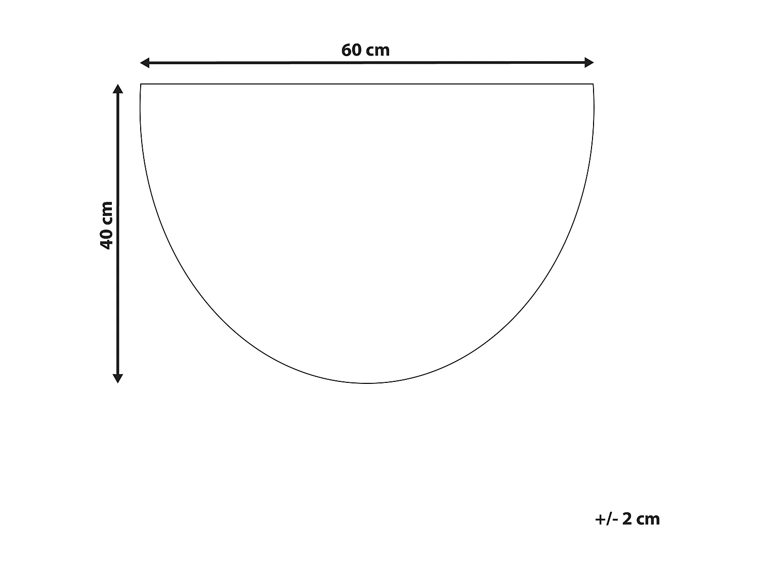 Wycieraczka KINABALU 40 x 60 cm Włókno kokosowe Naturalny