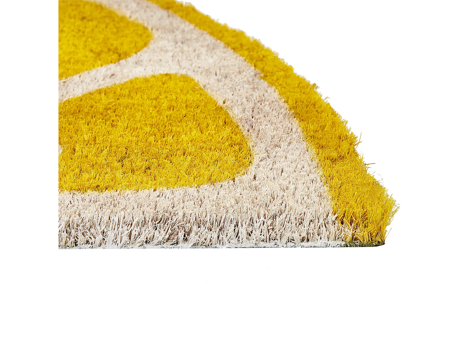 Wycieraczka IJEN 40 x 60 cm Włókno kokosowe Żółty