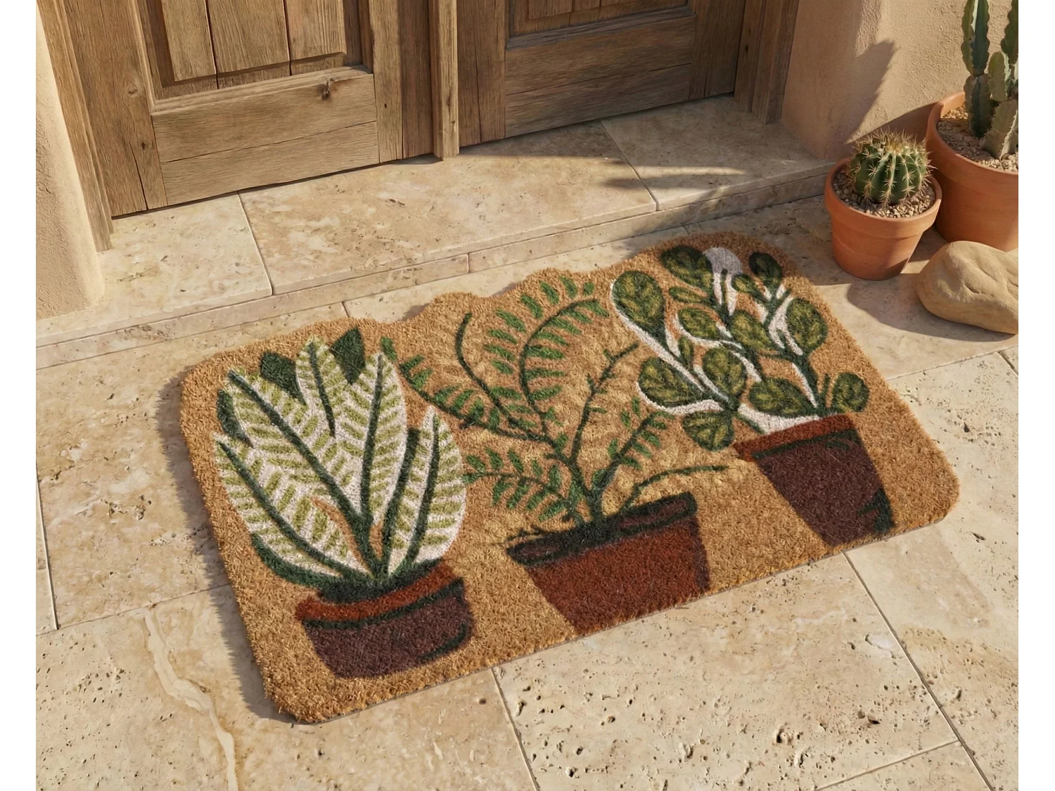 Paillasson ANAMUDI 40 x 60 cm Fibre de coco Naturel