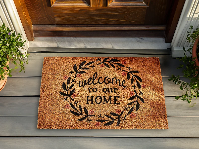 Paillasson SAYAN Naturel 40 x 60 cm Fibre de coco