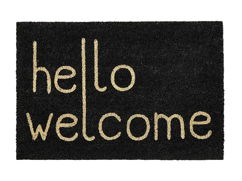 Wycieraczka FANSIPAN 40 x 60 cm Włókno kokosowe Czarny