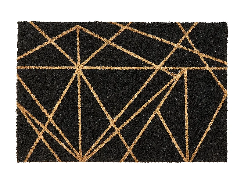 Fussmatte KISOKOMA 40 x 60 cm Kokosfasern Schwarz
