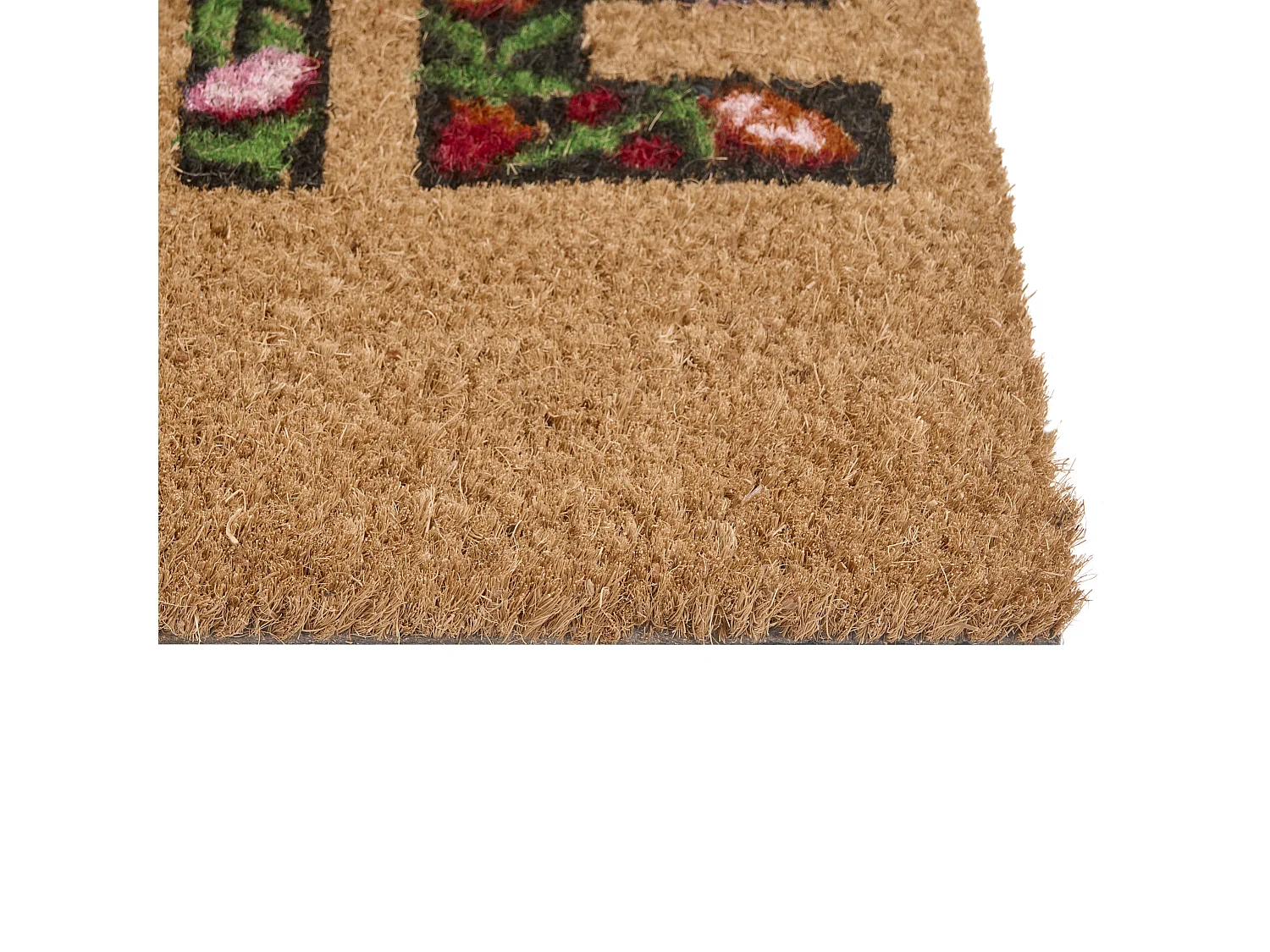 Fussmatte ZAMBALES 40 x 60 cm Kokosfasern Naturfarben