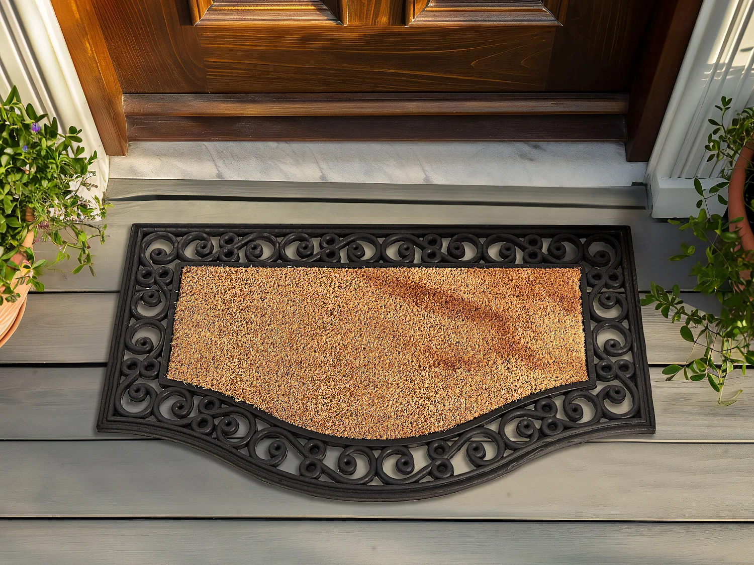 Paillasson PULAG Naturel 45 x 75 cm Fibre de coco