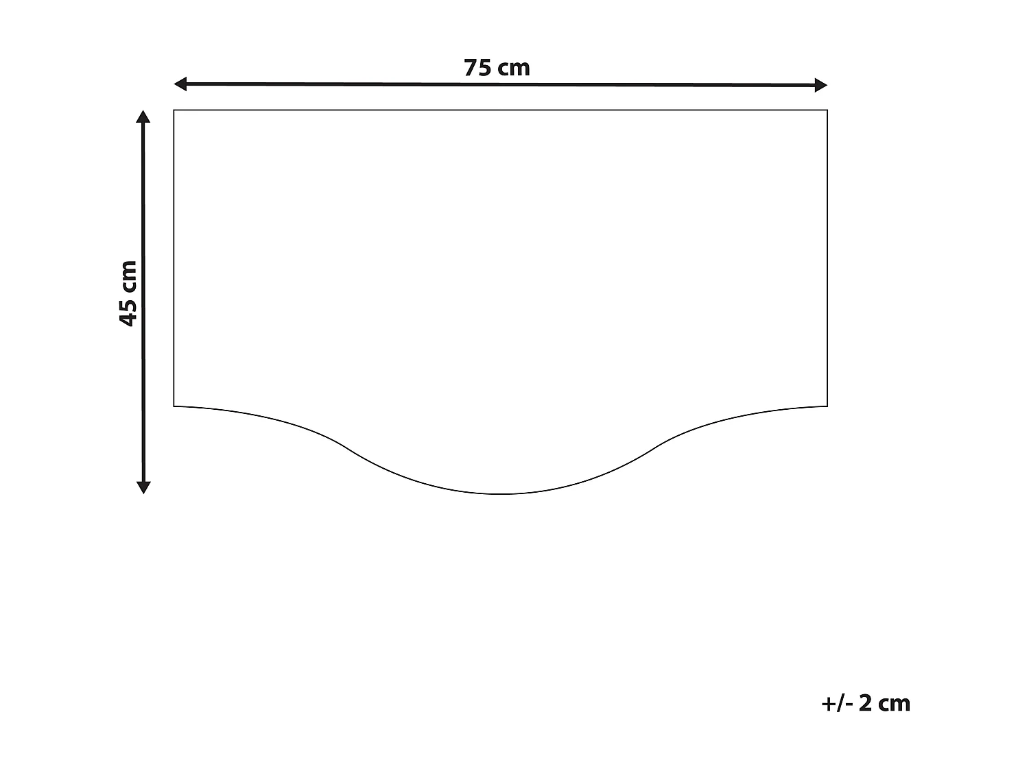 Paillasson PULAG Naturel 45 x 75 cm Fibre de coco