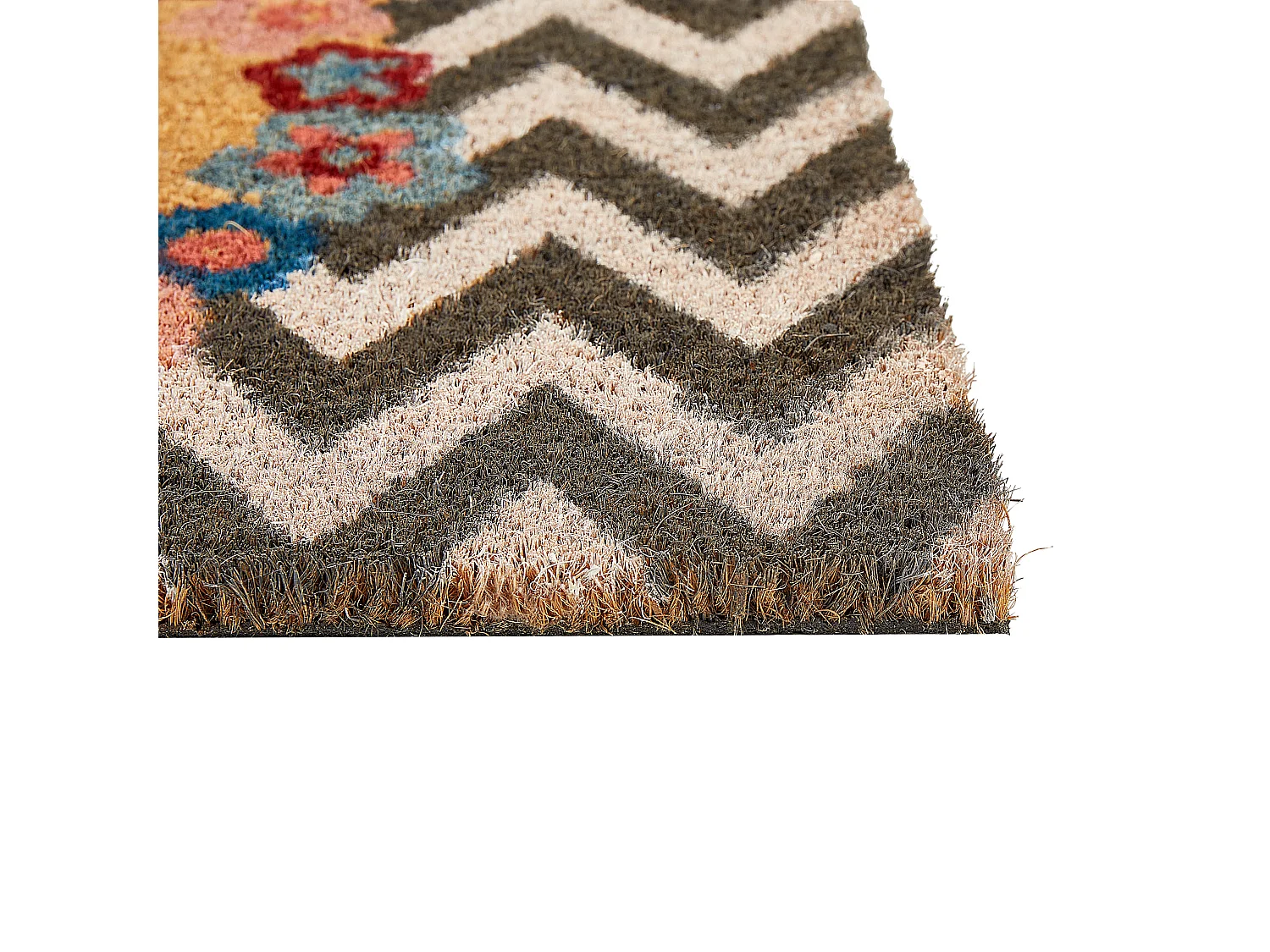 Paillasson TAHAN Multicolore 40 x 60 cm Texte Fibre de coco