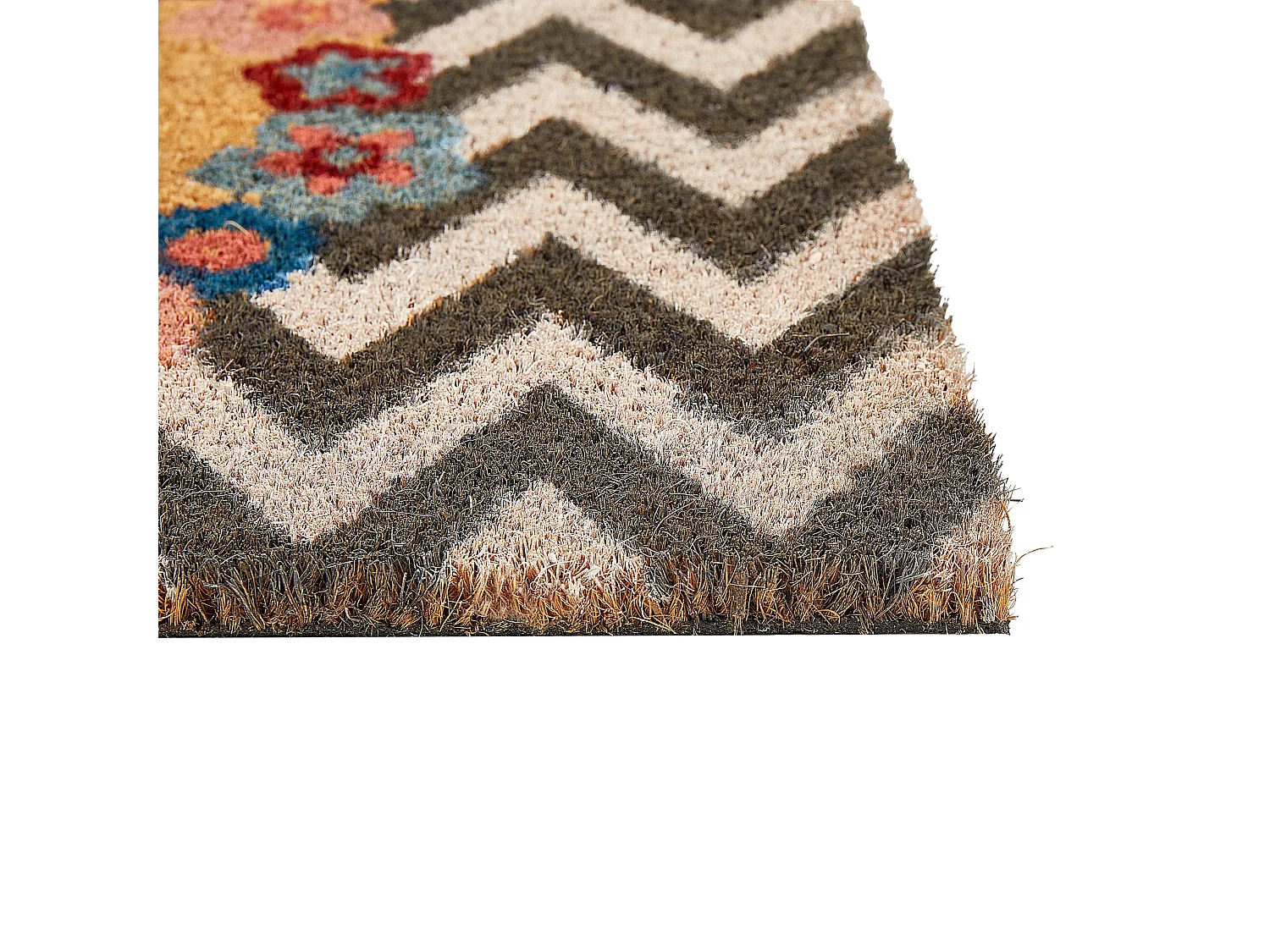 Paillasson TAHAN Multicolore 40 x 60 cm Texte Fibre de coco