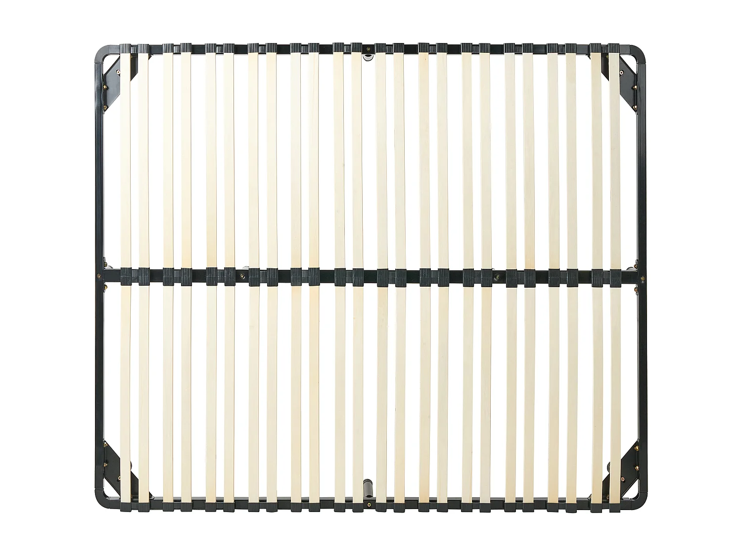 Freistehender Lattenrost für alle Betten 180 x 200 cm schwarz / weiß Combourg