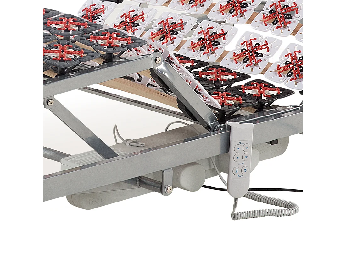 Doppelter Lattenrost elektrisch verstellbar 2x 90x200 cm Star