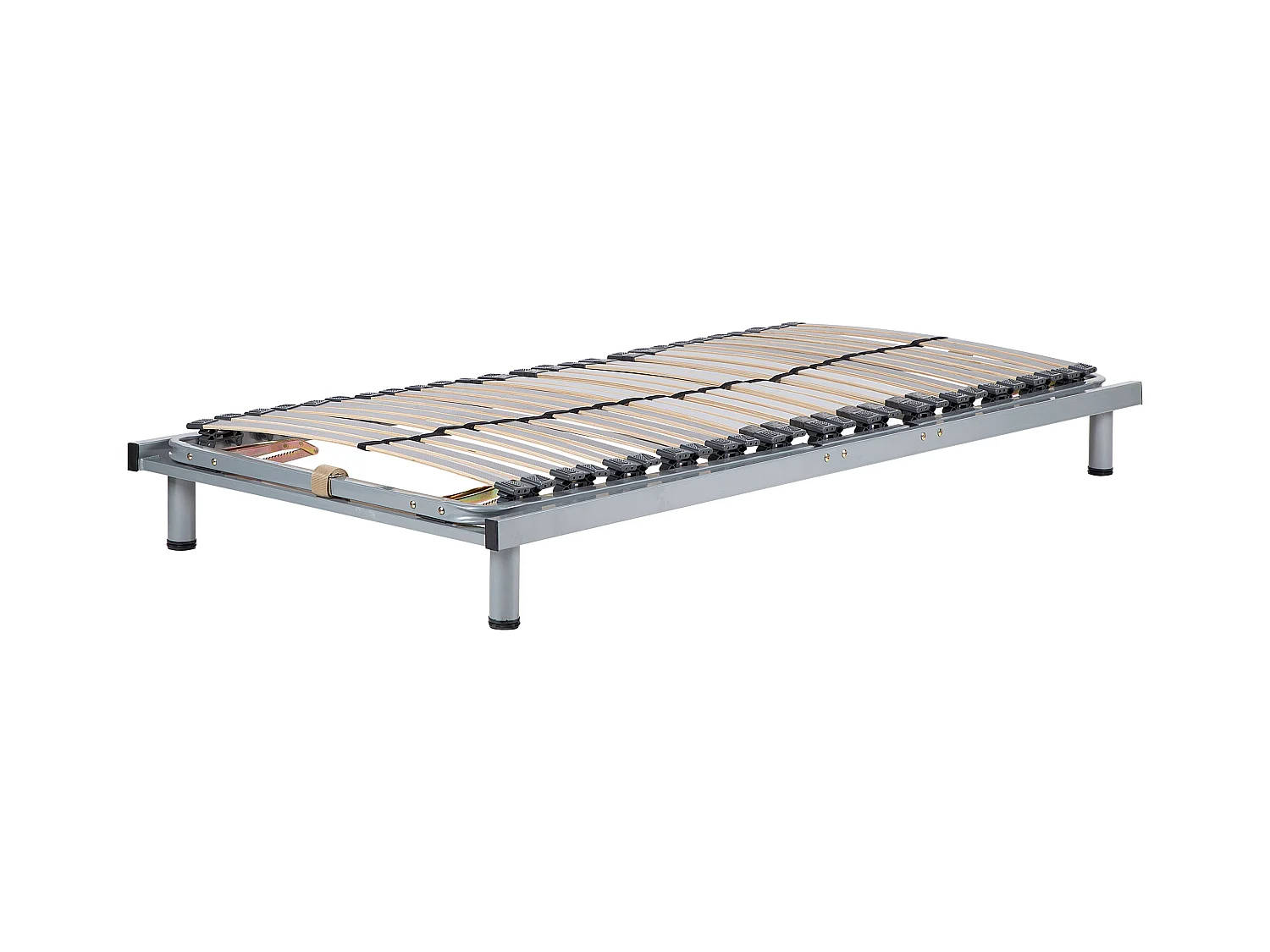 Praktischer, doppelter Lattenrost manuell verstellbar aus Holz 90x200 cm Comfort