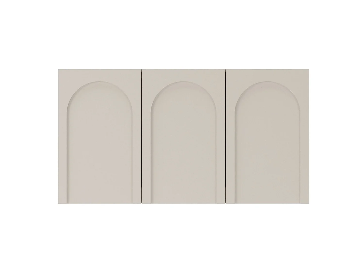 Sideboard mit 3 Türen – Bogenausschnitt – Kaschmirgrau – 150 cm – ARKADIA