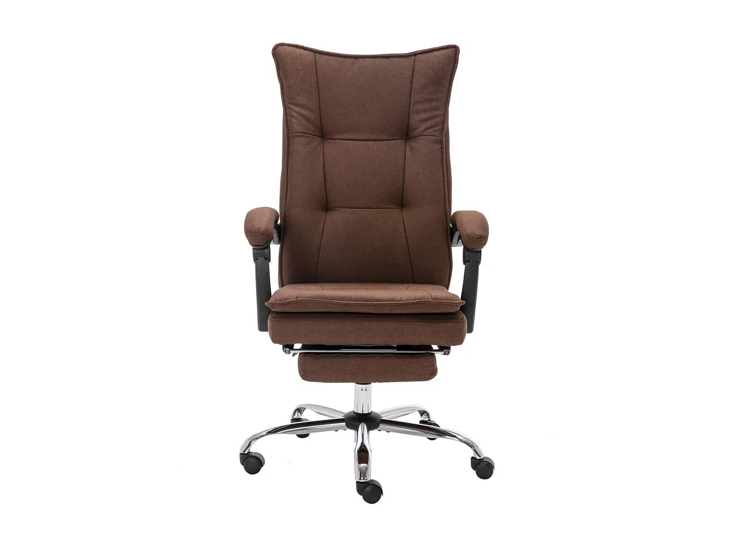 Chaise de bureau de massage Marron Tissu