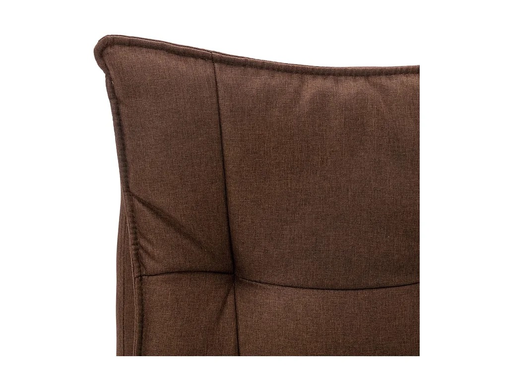 Kantoormassagestoel stof bruin