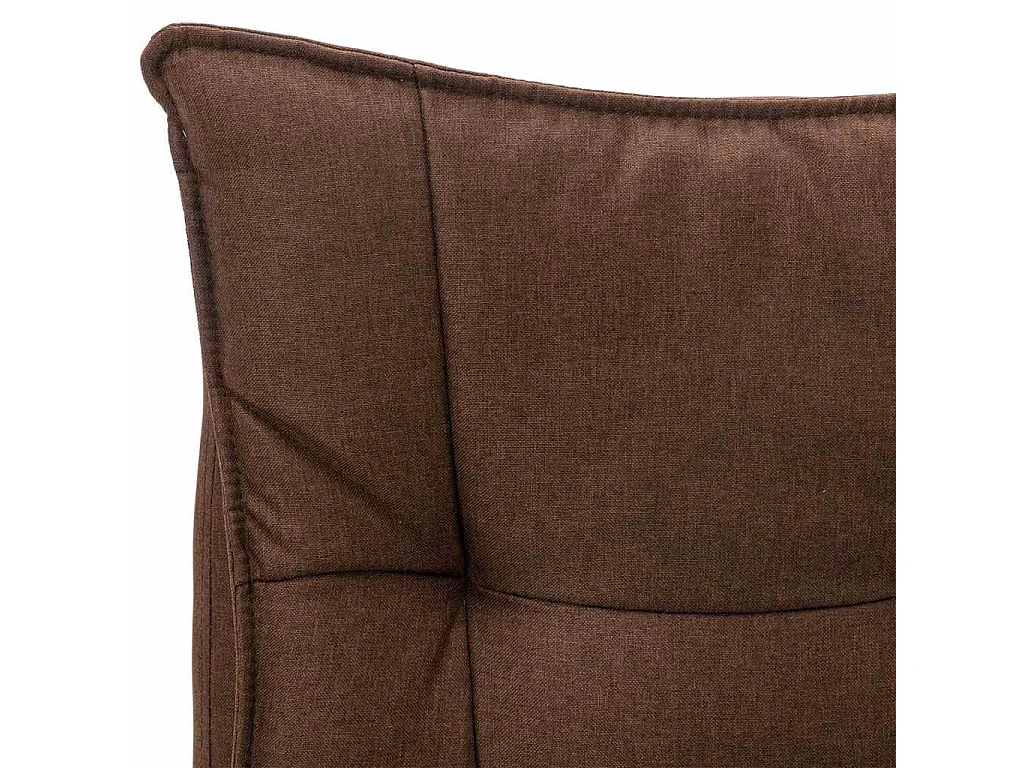 Chaise de bureau de massage Marron Tissu