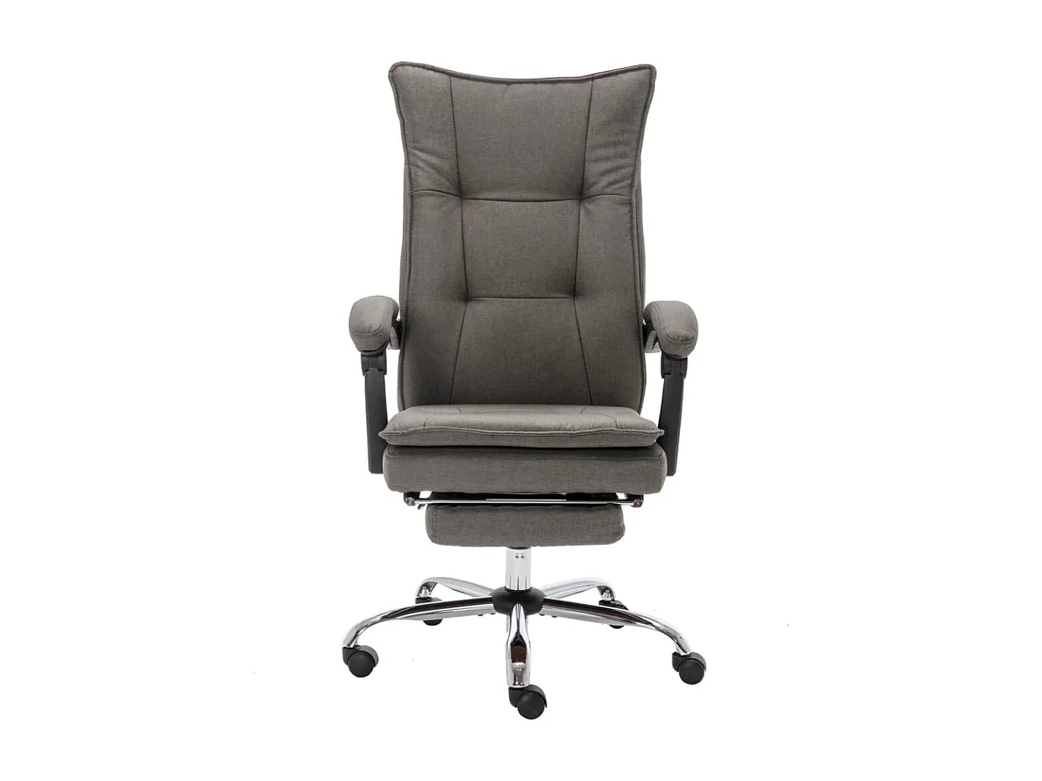 Chaise de bureau de massage Gris Tissu