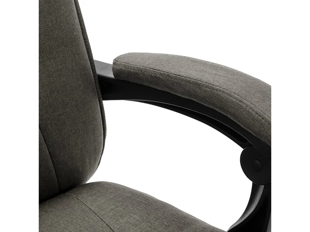 Chaise de bureau de massage Gris Tissu