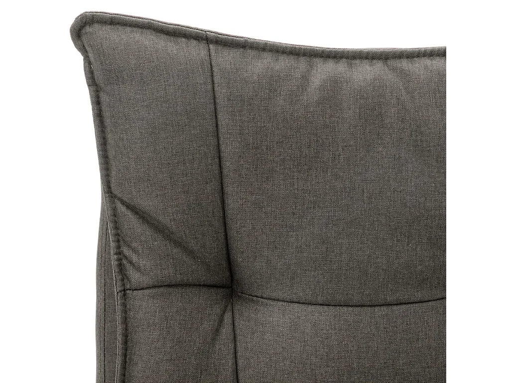 Chaise de bureau de massage Gris Tissu